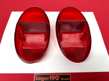Rcklichtglas Show&Shine, OHNE E, VW Kfer USA-Version Rcklicht rot/rot (0612)