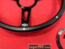 15 Lenkrad Schwarz Woody Style mit Nabe fr VW Kfer 08/60-08/73 (57-058 57-006)