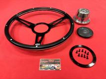 15 Lenkrad Schwarz Woody Style mit Nabe fr VW Bus T1 55-67 (57-058 57-008)