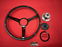 16 Lenkrad Schwarz Woody Style mit Nabe fr VW Bus T2 -07/74 (57-059 57-009)