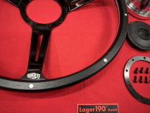 16 Lenkrad Schwarz Woody Style mit Nabe fr VW Bus T2 -07/74 (57-059 57-009)