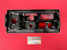 Rckleuchte links rot / wei VW Bus T3 Rcklicht mit E-Kennung (0645-608)