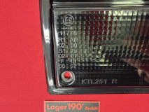 Rckleuchte rechts schwarz VW Bus T3 Rcklicht mit E-Kennung black (0645-619)