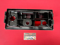 Rckleuchte links rot / schwarz VW Bus T3 Rcklicht mit E-Kennung (0645-610)