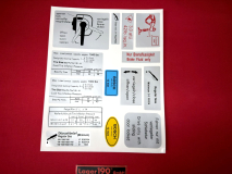 Aufkleberset Restaurierung VW Bus T2, 14teilig (6210-200)