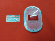 T1, T2a, Rücklichtglas Glas Gläser Rückleuchte klar mit Prüfzeichen (81-007)